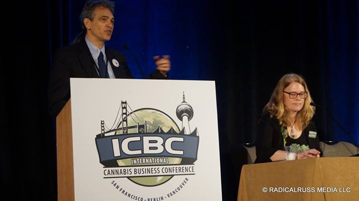 Chris Conrad with Debby Goldsberry at the ICBC conference, San Francisco 2016